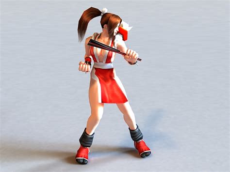 mai shiranui 3d|Mai Shiranui 3d model 3ds max files free download